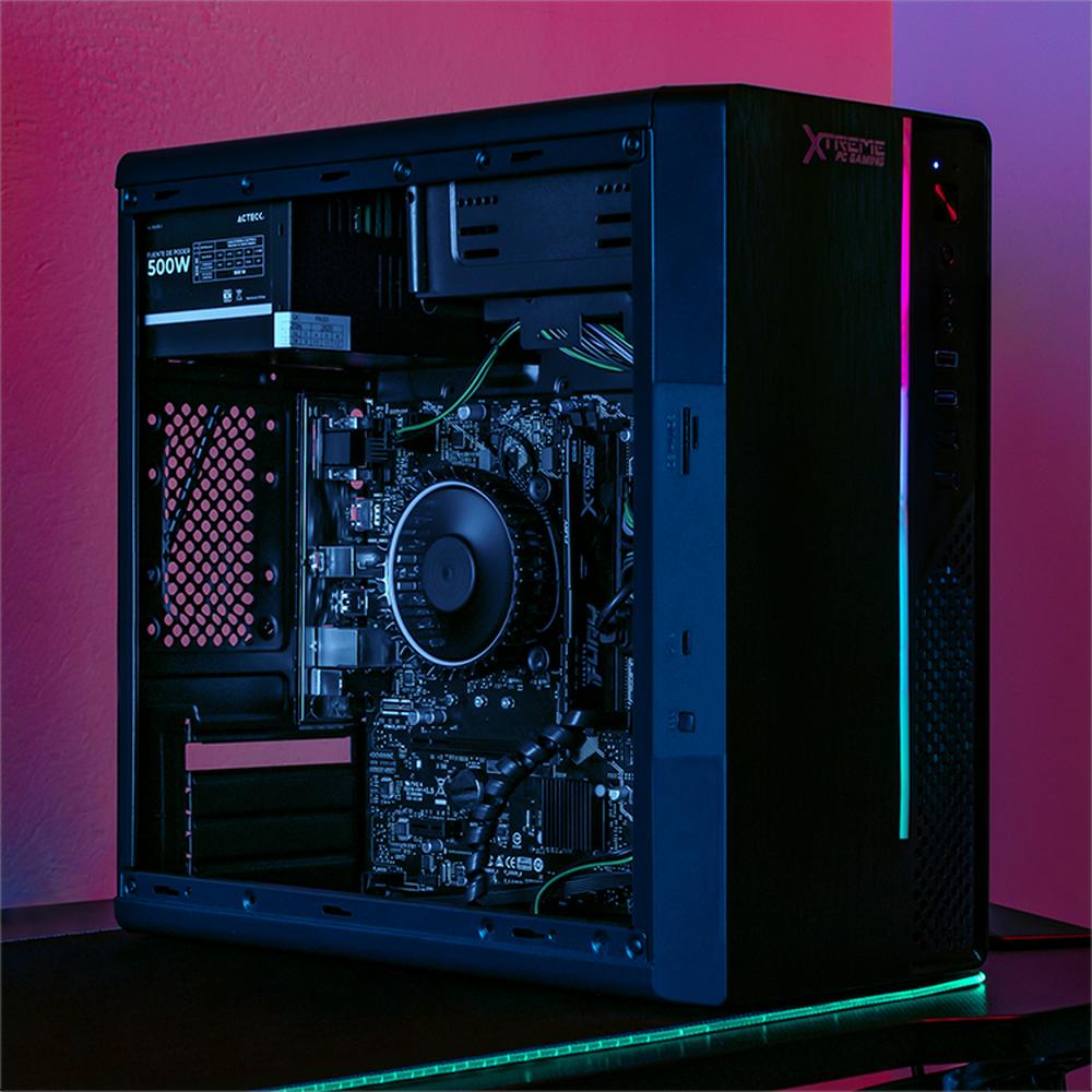 Foto 7 pulgar | Xtreme Pc Gaming Computadora Intel Core I5 12400 16gb Ssd 500gb Wifi Ultron Black