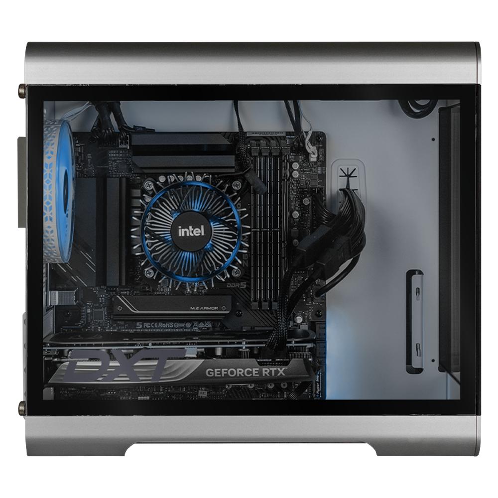 Foto 5 pulgar | PC Gamer Dtx Gaming Geforce Rtx 4070 Super Intel Core I9 14900f 32gb Ddr5 Ssd 1tb Wifi Titan T6 Silver