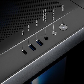 Foto 5 | PC Gamer Dtx Gaming Geforce Rtx 4070 Super Intel Core I9 14900f 32gb Ddr5 Ssd 1tb Wifi Titan T6 Silver