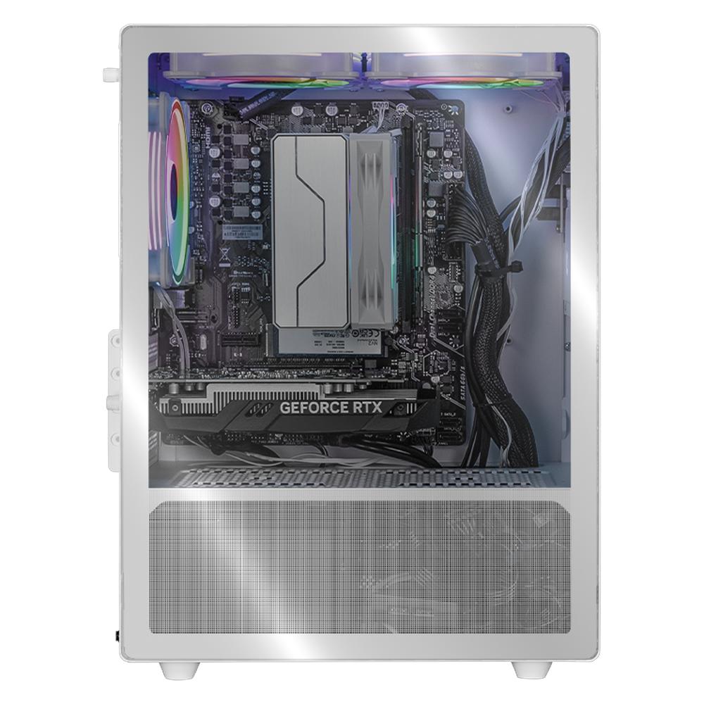 Foto 5 pulgar | Xtreme Pc Gaming Geforce Rtx 3050 Amd Ryzen 7 5800x 16gb Ssd 1tb Wifi Neuss Pro White