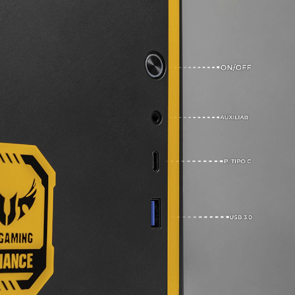 Foto 6 pulgar | Pc Gaming Xtreme Asus Tuf Geforce Rtx 4060 Amd Ryzen 5 5500 16gb Ssd 1tb Wifi Grey