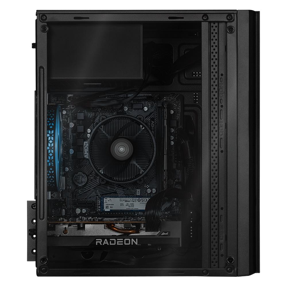 Foto 5 pulgar | Xtreme Pc Gaming Amd Radeon Rx 6500 Xt Ryzen 5 5500 16gb Ssd 1tb Wifi Air Max M2 Black