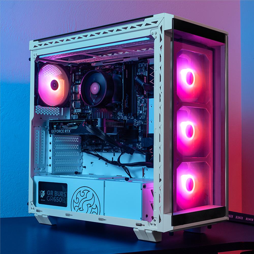 Foto 6 | CPU Xtreme Pc Gaming Xpg Geforce Rtx 4060 Amd Ryzen 7 5700 32gb Ssd 1tb Wifi Battlecruiser White