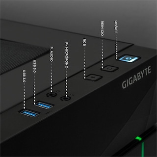 Foto 5 | Xtreme Pc Gaming Gigabyte Amd Radeon Rx 7600 Ryzen 7 5700 32gb Ssd 1tb Wifi C200 Black