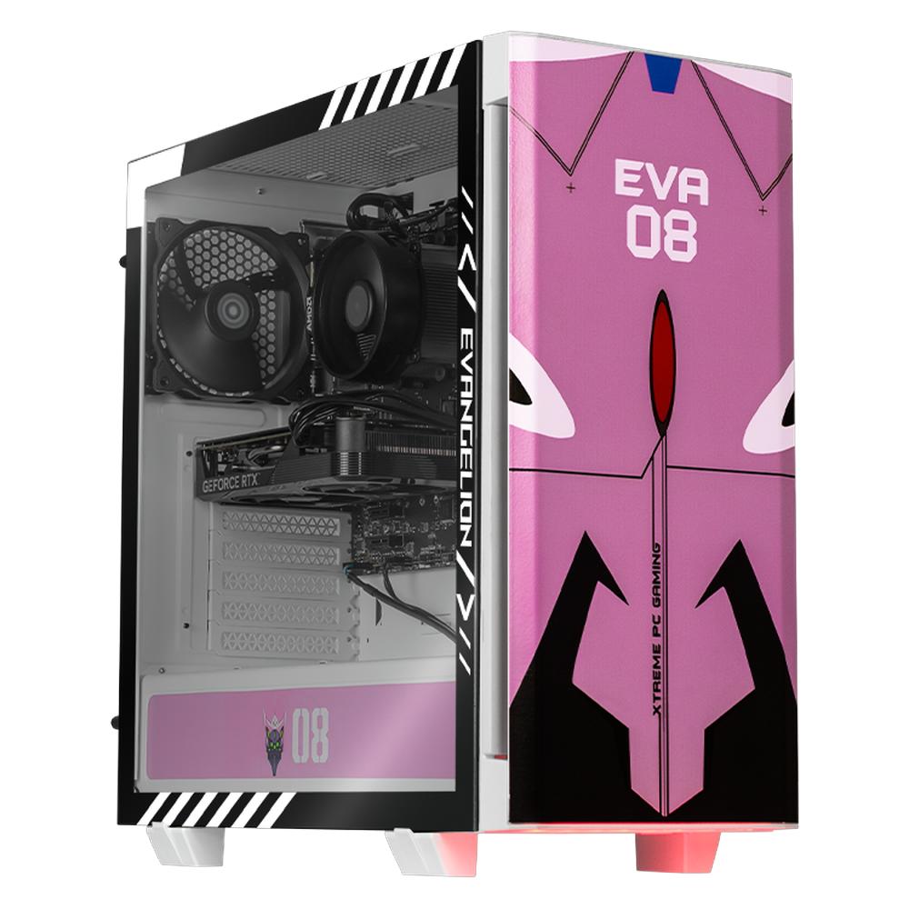 Foto 2 pulgar | Xtreme Pc Gaming Geforce Rtx 4060 Amd Ryzen 7 5700 32gb Ssd 1tb Wifi Evangelion 08