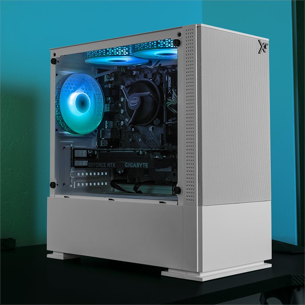 Foto 7 pulgar | Xtreme Pc Gaming Geforce Rtx 3050 Intel Core I3 10105f 16gb Ssd 1tb Wifi Air Flow White