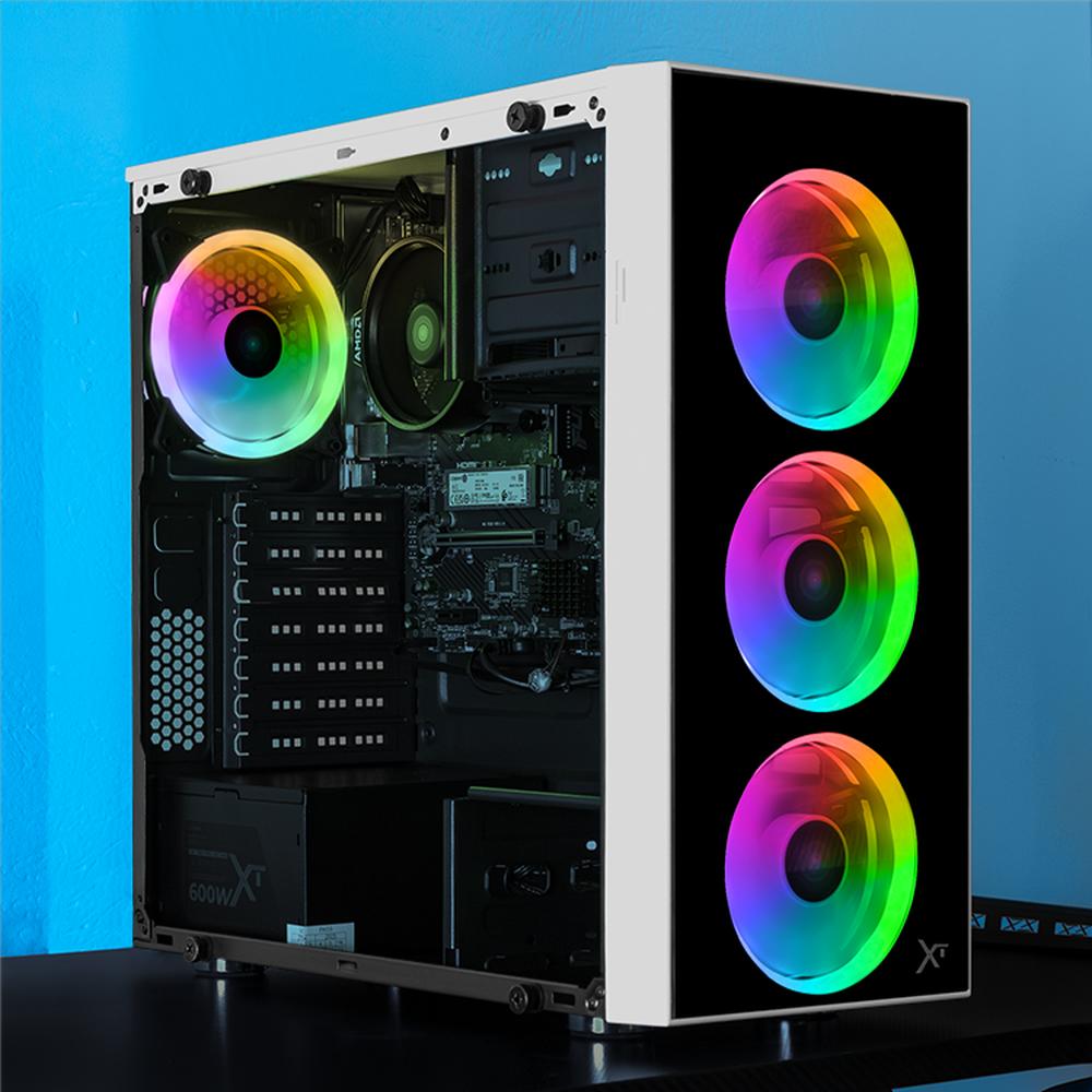 Foto 7 pulgar | Xtreme Pc Gaming Amd Radeon 780m Ryzen 7 8700g 32gb Ddr5 Ssd 1tb Wifi Dragonfly White