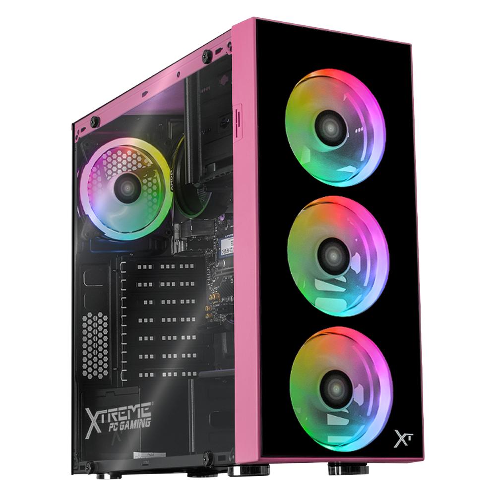 Xtreme Pc Gaming Amd Radeon 780m Ryzen 7 8700g 32gb Ddr5 Ssd 1tb Wifi Dragonfly Pink