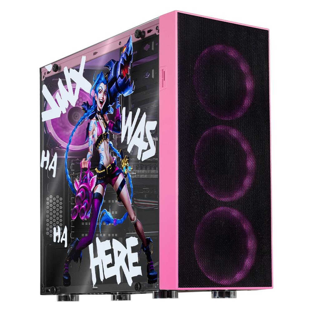 Foto 2 pulgar | Xtreme Pc Gaming Amd Radeon Rx 7600 Ryzen 7 5700 32gb Ssd 1tb Wifi Jinx Edition