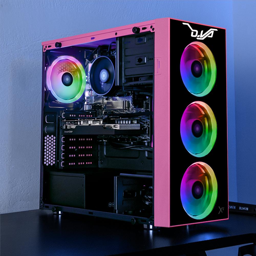 Foto 7 pulgar | Xtreme Pc Gaming Amd Radeon Rx 7600 Ryzen 7 5700 32gb Ssd 1tb Wifi D.va Meka