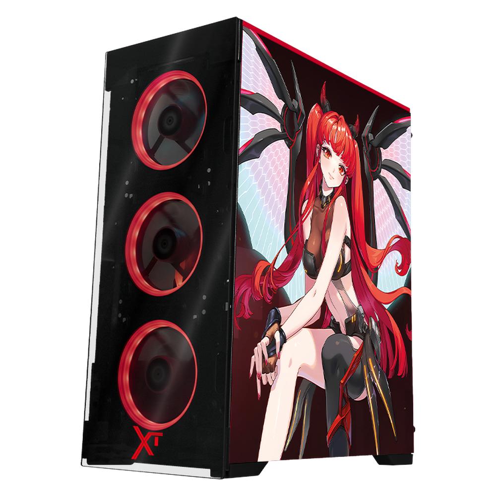 Foto 3 pulgar | Xtreme Pc Gaming Amd Radeon Rx 7600 Ryzen 7 5700 32gb Ssd 1tb Wifi Scarlet Dragon
