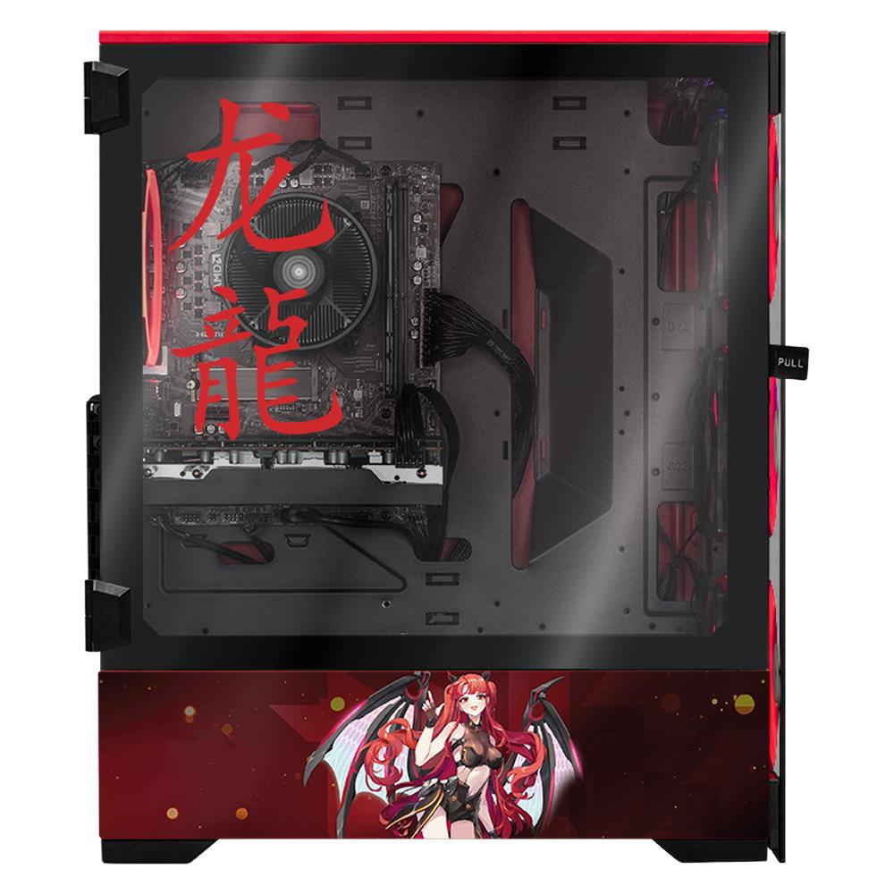 Foto 5 pulgar | Xtreme Pc Gaming Amd Radeon Rx 7600 Ryzen 7 5700 32gb Ssd 1tb Wifi Scarlet Dragon