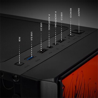 Foto 5 | Xtreme Pc Gaming Amd Radeon Rx 7600 Ryzen 7 5700 32gb Ssd 1tb Wifi Spider-man 2
