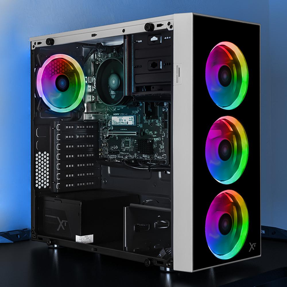 Foto 7 pulgar | Xtreme Pc Gaming Amd Radeon 740m Ryzen 5 8500g 32gb Ddr5 Ssd 1tb Wifi Dragonfly White