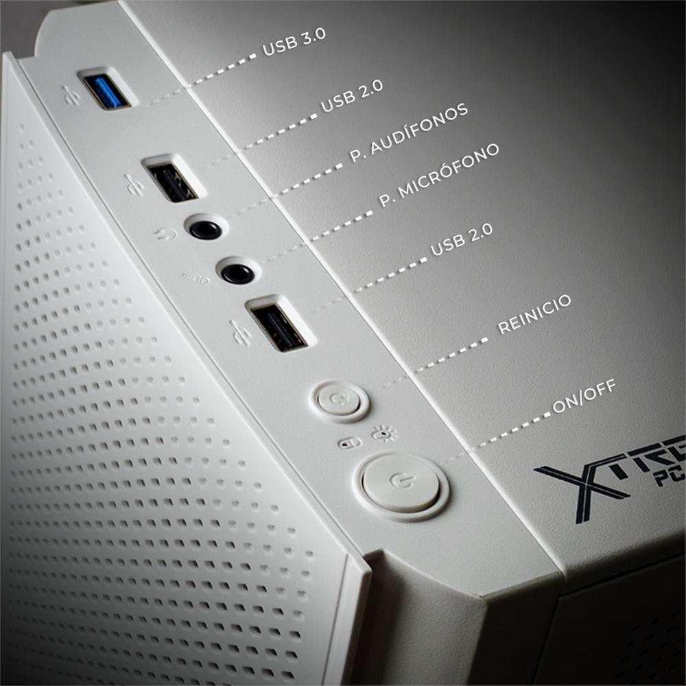 Foto 6 pulgar | Xtreme PC Gaming Geforce RTX 4060 AMD Ryzen 7 5700 32 GB SSD 1 TB Wifi Air Max White