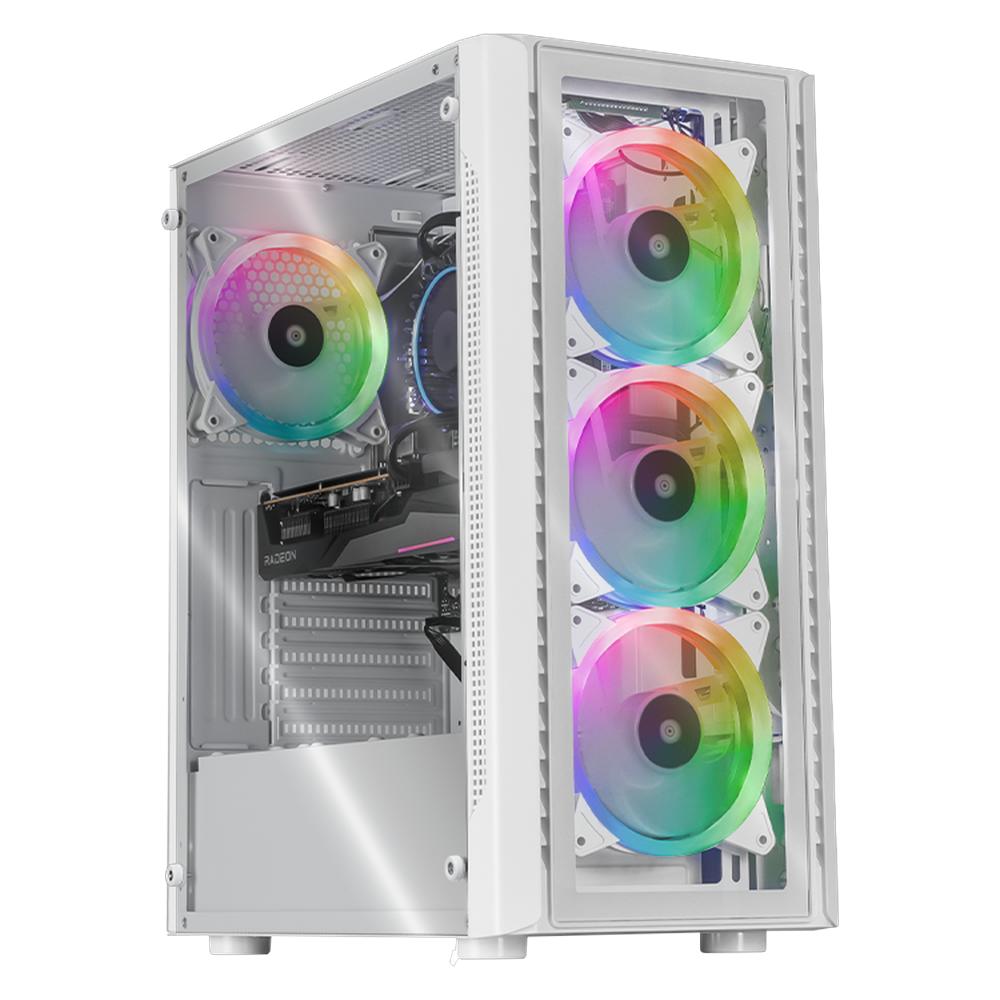 Foto 1 | Cpu Xtreme Pc Gaming Amd Radeon Rx 7600 Intel Core I5 12400f 32gb Ssd 1tb Wifi Dragonfly 2 White