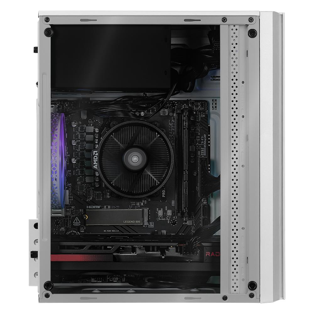 Foto 5 pulgar | Xtreme Pc Gaming Amd Radeon Rx 7600 Ryzen 5 8400f 32gb Ddr5 Ssd 1tb Wifi Air Max White
