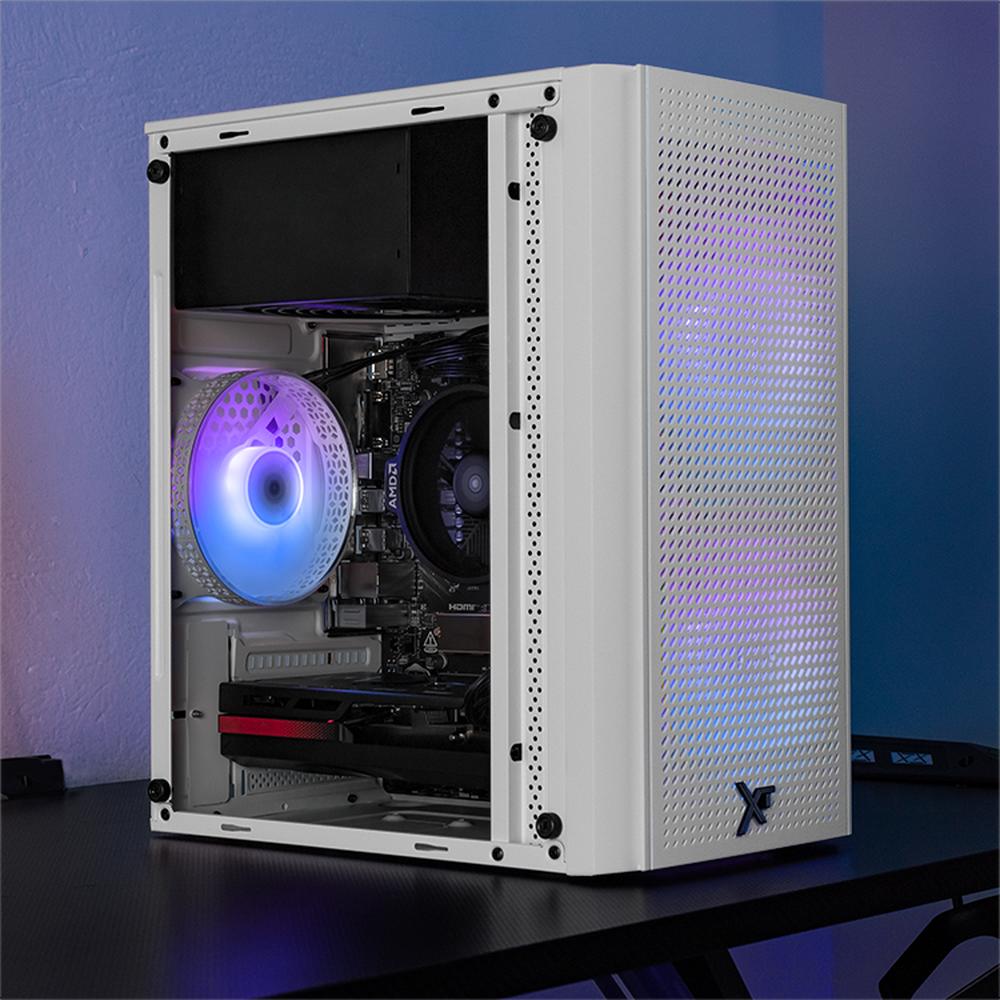 Foto 7 pulgar | Xtreme Pc Gaming Amd Radeon Rx 7600 Ryzen 5 8400f 32gb Ddr5 Ssd 1tb Wifi Air Max White