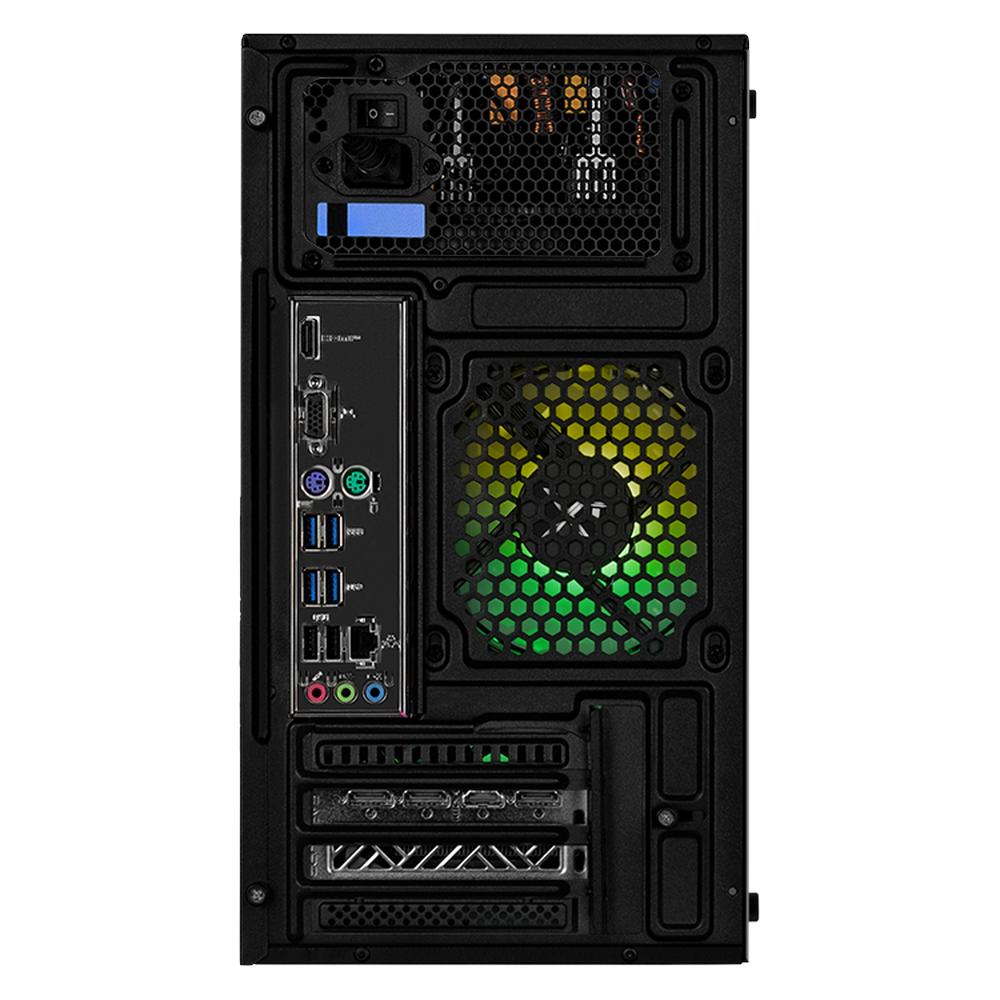 Foto 4 pulgar | Xtreme Pc Gaming Amd Radeon Rx 7600 Ryzen 5 8400f 32gb Ddr5 Ssd 1tb Wifi Air Max Black