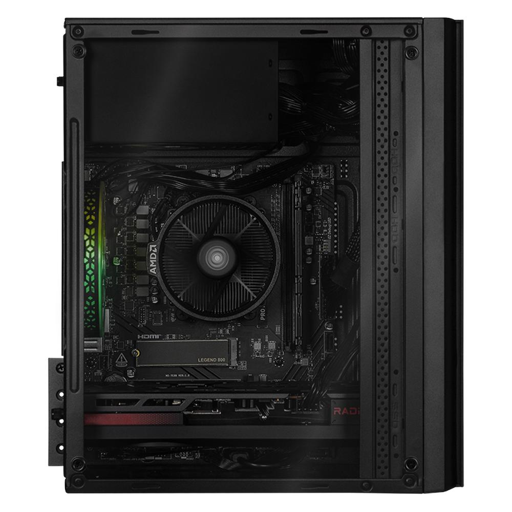 Foto 5 pulgar | Xtreme Pc Gaming Amd Radeon Rx 7600 Ryzen 5 8400f 32gb Ddr5 Ssd 1tb Wifi Air Max Black