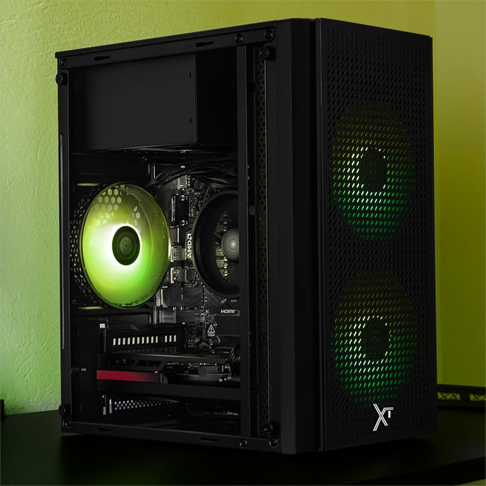 Foto 7 pulgar | Xtreme Pc Gaming Amd Radeon Rx 7600 Ryzen 5 8400f 32gb Ddr5 Ssd 1tb Wifi Air Max Black