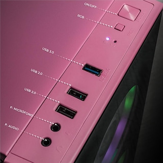 Foto 5 | Xtreme Pc Gaming Amd Radeon Vega Renoir Ryzen 7 5700g 16gb Ssd 1tb Wifi Dragonfly Pink