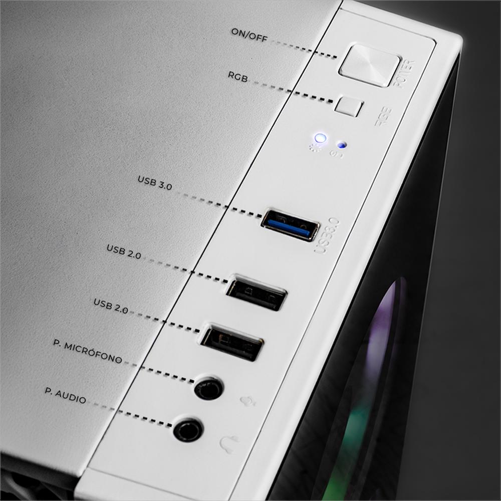 Foto 5 | Xtreme Pc Gaming Amd Radeon Vega Renoir Ryzen 7 5700g 16gb Ssd 1tb Wifi Dragonfly White