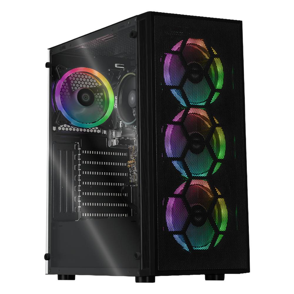 Foto 2 pulgar | Xtreme Pc Gaming Amd Radeon Vega Renoir Ryzen 7 5700g 16gb Ssd 1tb Wifi Dragonfly Mesh Black