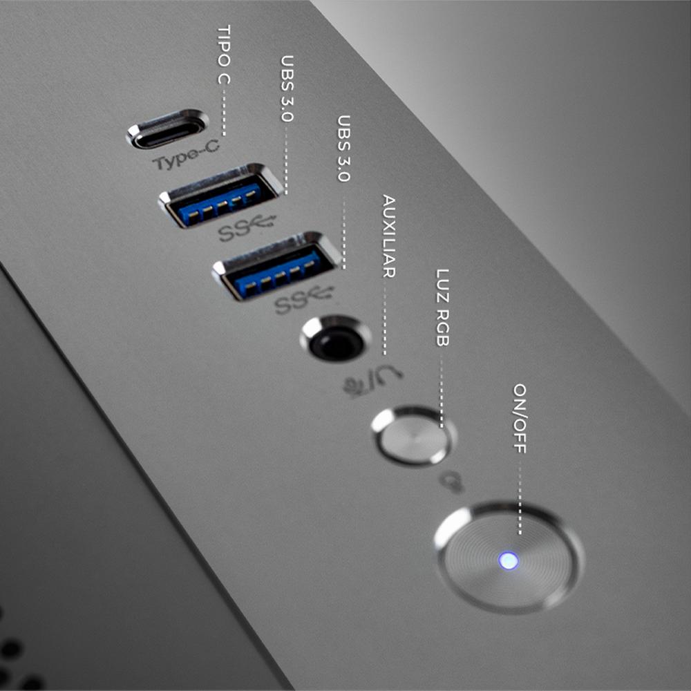 Foto 5 | Pc Gamer Dxtgaming Geforce Rtx 5080 Intel Core Ultra 7 265k 64gb Ddr5 Ssd 2tb Sistema Liquido Wifi Titan T5 Silver
