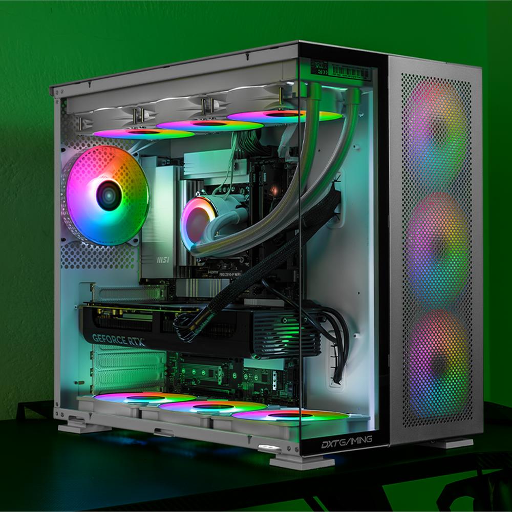 Foto 6 | Pc Gamer Dxtgaming Geforce Rtx 5080 Intel Core Ultra 7 265k 64gb Ddr5 Ssd 2tb Sistema Liquido Wifi Titan T5 Silver