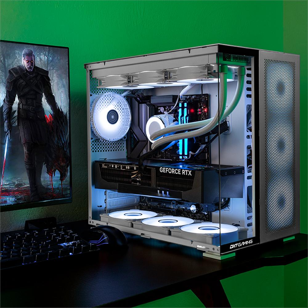 Foto 7 pulgar | Pc Gamer Dxtgaming Geforce Rtx 5090 Amd Ryzen 7 9800x3d 64gb Ddr5 Ssd 2tb Sistema Liquido Wifi Titan T5 Silver