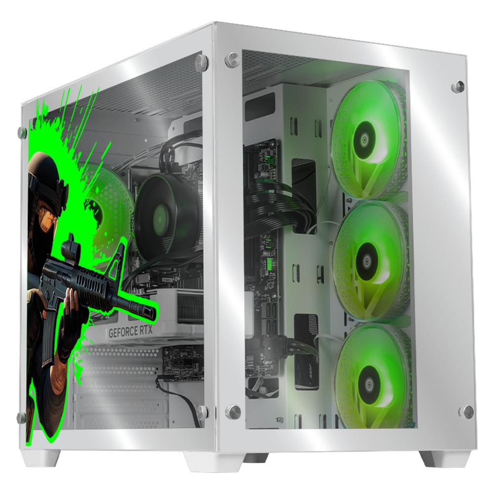 Foto 1 | Xtreme Pc Gaming Geforce Rtx 4060 Amd Ryzen 7 5700 32gb Ssd 1tb Wifi Counter Strike White