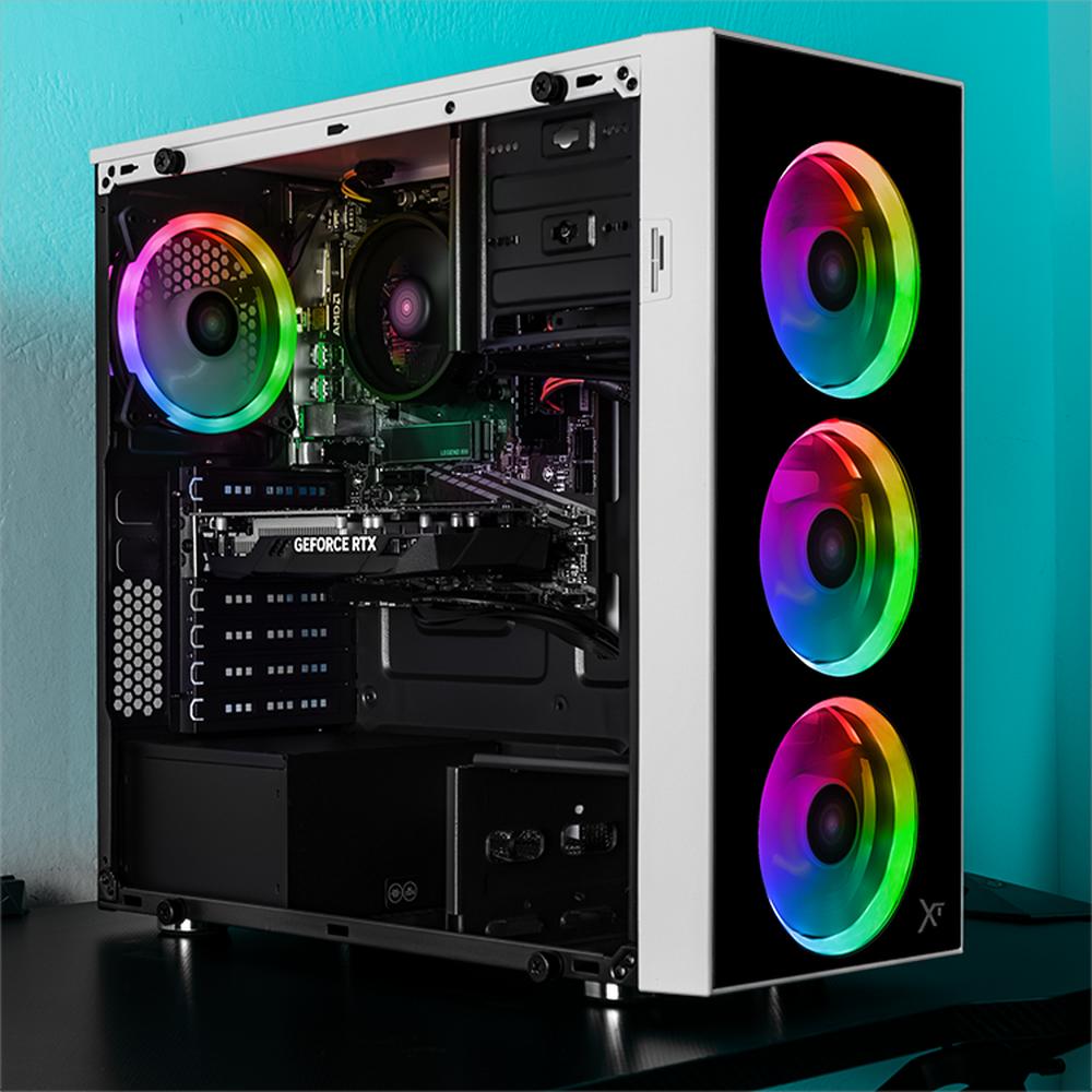 Foto 7 pulgar | Xtreme Pc Gaming Geforce Rtx 3050 Amd Ryzen 5 5500 16gb Ssd 1tb Wifi Dragonfly White