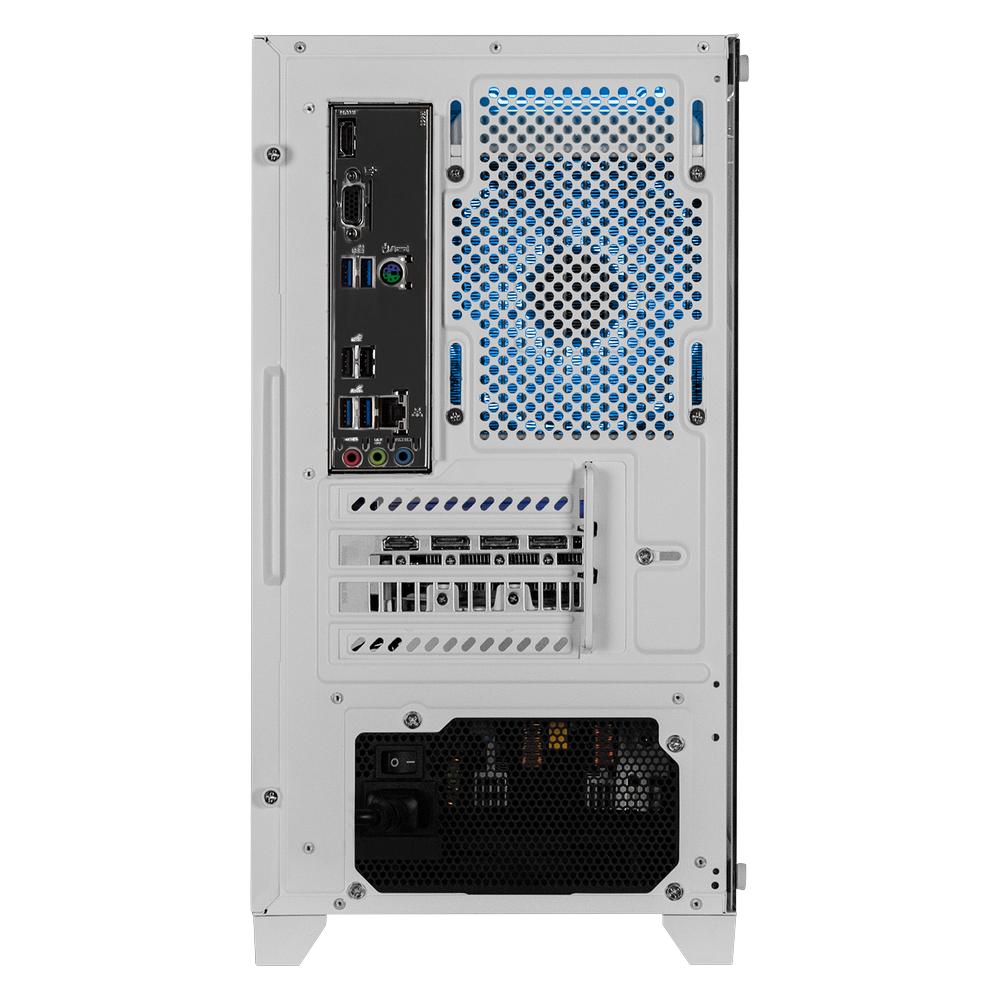 Foto 4 pulgar | Xtreme Pc Gaming Geforce Rtx 4060 Amd Ryzen 7 8700f 32gb Ddr5 Ssd 1tb Sistema Liquido Wifi Tank Perform White
