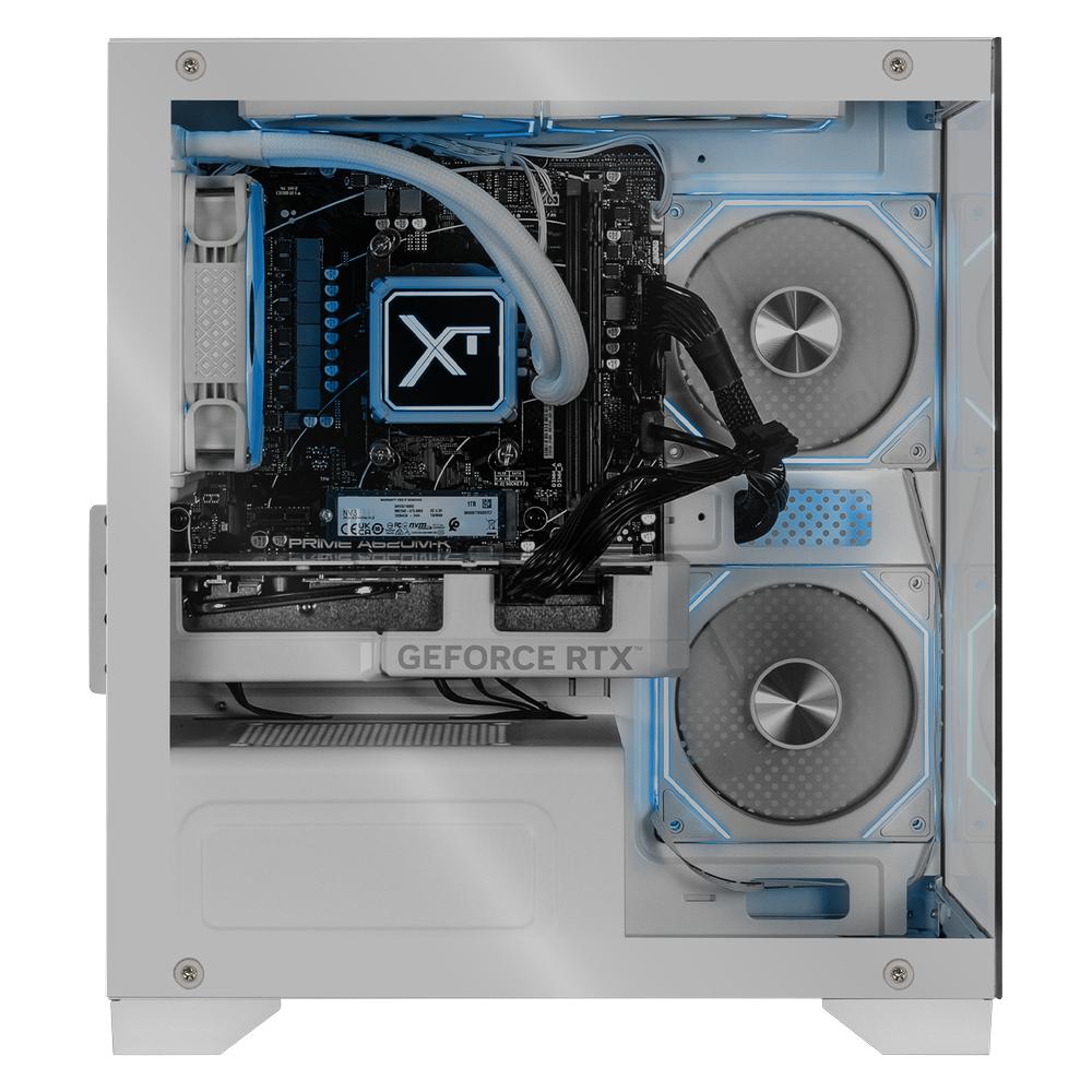Foto 5 pulgar | Xtreme Pc Gaming Geforce Rtx 4060 Amd Ryzen 7 8700f 32gb Ddr5 Ssd 1tb Sistema Liquido Wifi Tank Perform White