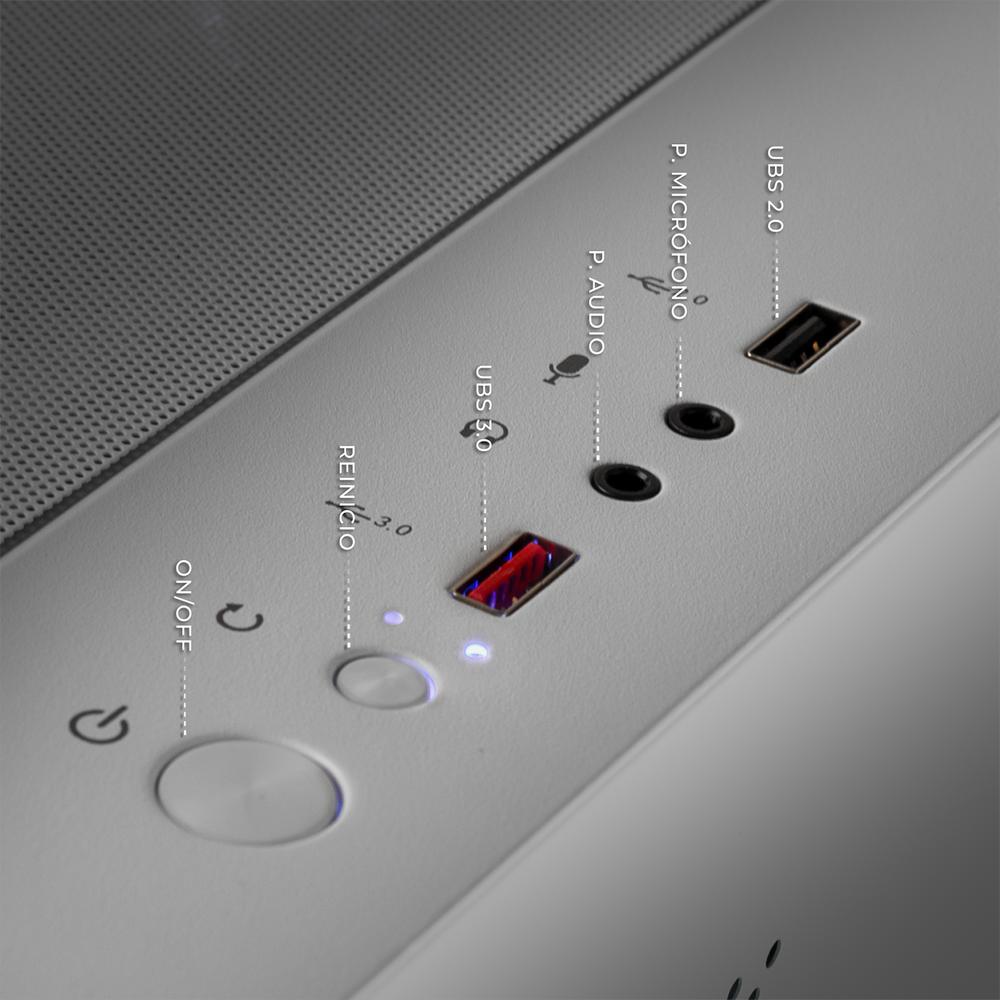Foto 6 pulgar | Xtreme Pc Gaming Geforce Rtx 4060 Amd Ryzen 7 8700f 32gb Ddr5 Ssd 1tb Sistema Liquido Wifi Tank Perform White