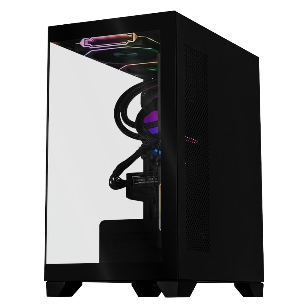 Foto 3 pulgar | Xtreme Pc Gaming Geforce Rtx 4060 Amd Ryzen 7 8700f 32gb Ddr5 Ssd 1tb Sistema Liquido Wifi Tank Perform Black