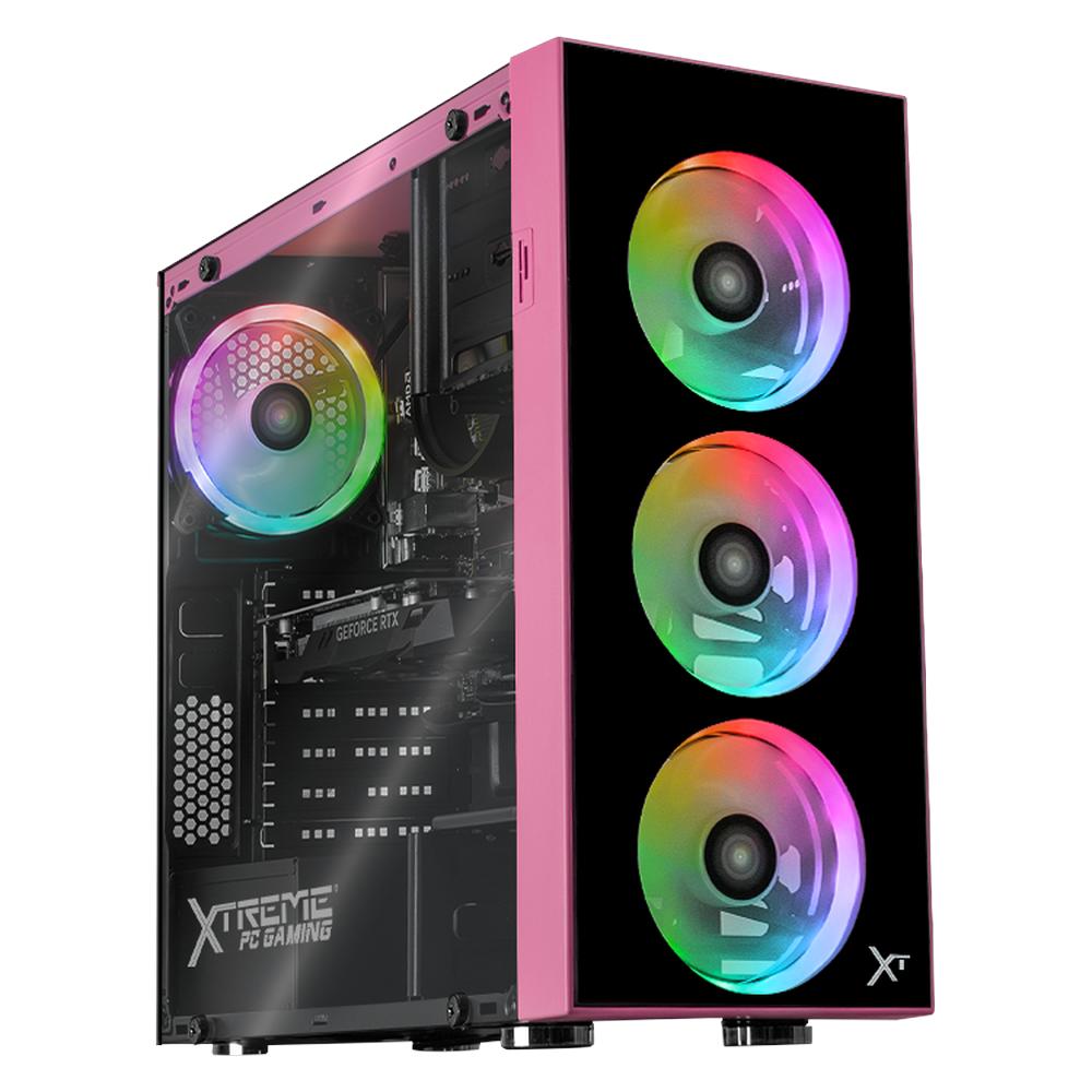Foto 2 pulgar | Xtreme Pc Gaming Geforce Rtx 3050 Amd Ryzen 5 5500 16gb Ssd 1tb Wifi Dragonfly Pink