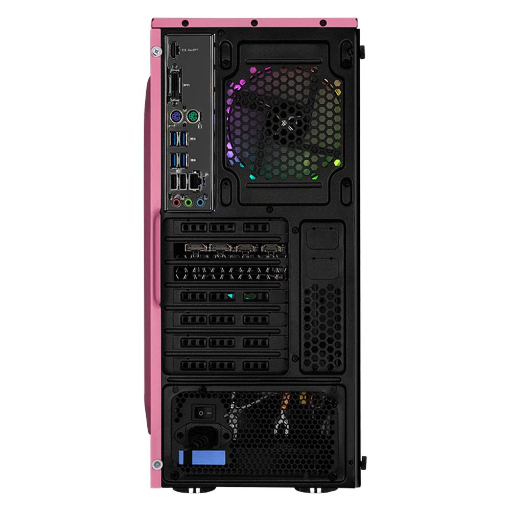 Foto 4 pulgar | Xtreme Pc Gaming Geforce Rtx 3050 Amd Ryzen 5 5500 16gb Ssd 1tb Wifi Dragonfly Pink