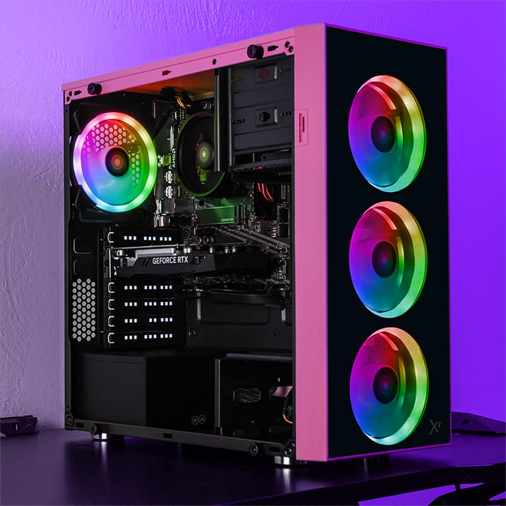 Foto 7 pulgar | Xtreme Pc Gaming Geforce Rtx 3050 Amd Ryzen 5 5500 16gb Ssd 1tb Wifi Dragonfly Pink