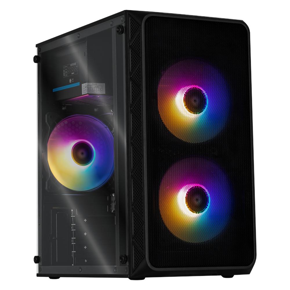 Foto 2 pulgar | Xtreme Pc Gaming Amd Radeon Vega 7 Ryzen 5 5600gt 32gb Ssd 1tb Wifi Doom Pro Black