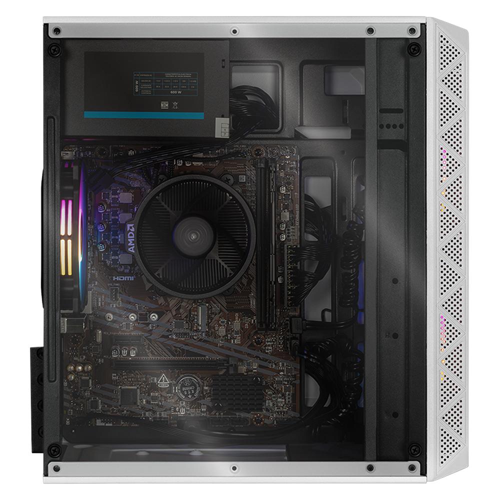 Foto 5 pulgar | Xtreme Pc Gaming Amd Radeon Vega 7 Ryzen 5 5600gt 16gb Ssd 500gb 1tb Wifi Doom Pro White