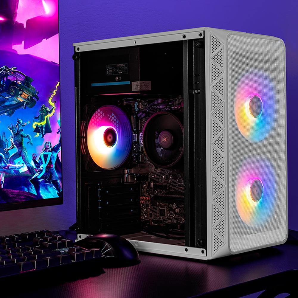 Foto 6 | Xtreme Pc Gaming Amd Radeon Vega 7 Ryzen 5 5600gt 16gb Ssd 500gb 1tb Wifi Doom Pro White