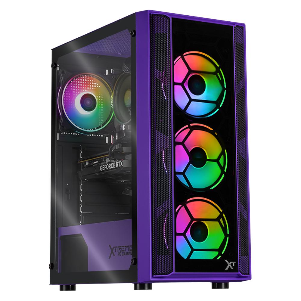 Xtreme Pc Gaming Geforce Rtx 4060 Amd Ryzen 7 5700 32gb Ssd 1tb Wifi Kronos Violet