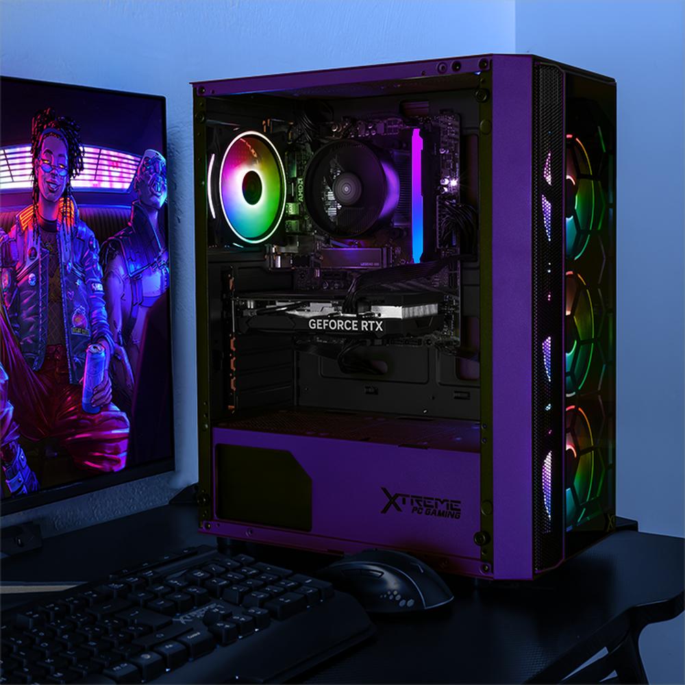 Foto 7 pulgar | Xtreme Pc Gaming Geforce Rtx 4060 Amd Ryzen 7 5700 32gb Ssd 1tb Wifi Kronos Violet