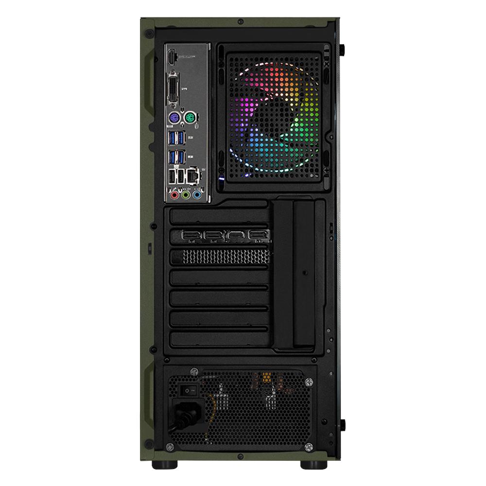 Foto 4 pulgar | Xtreme Pc Gaming Geforce Rtx 4060 Amd Ryzen 7 5700 32gb Ssd 1tb Wifi Kronos Dark Green