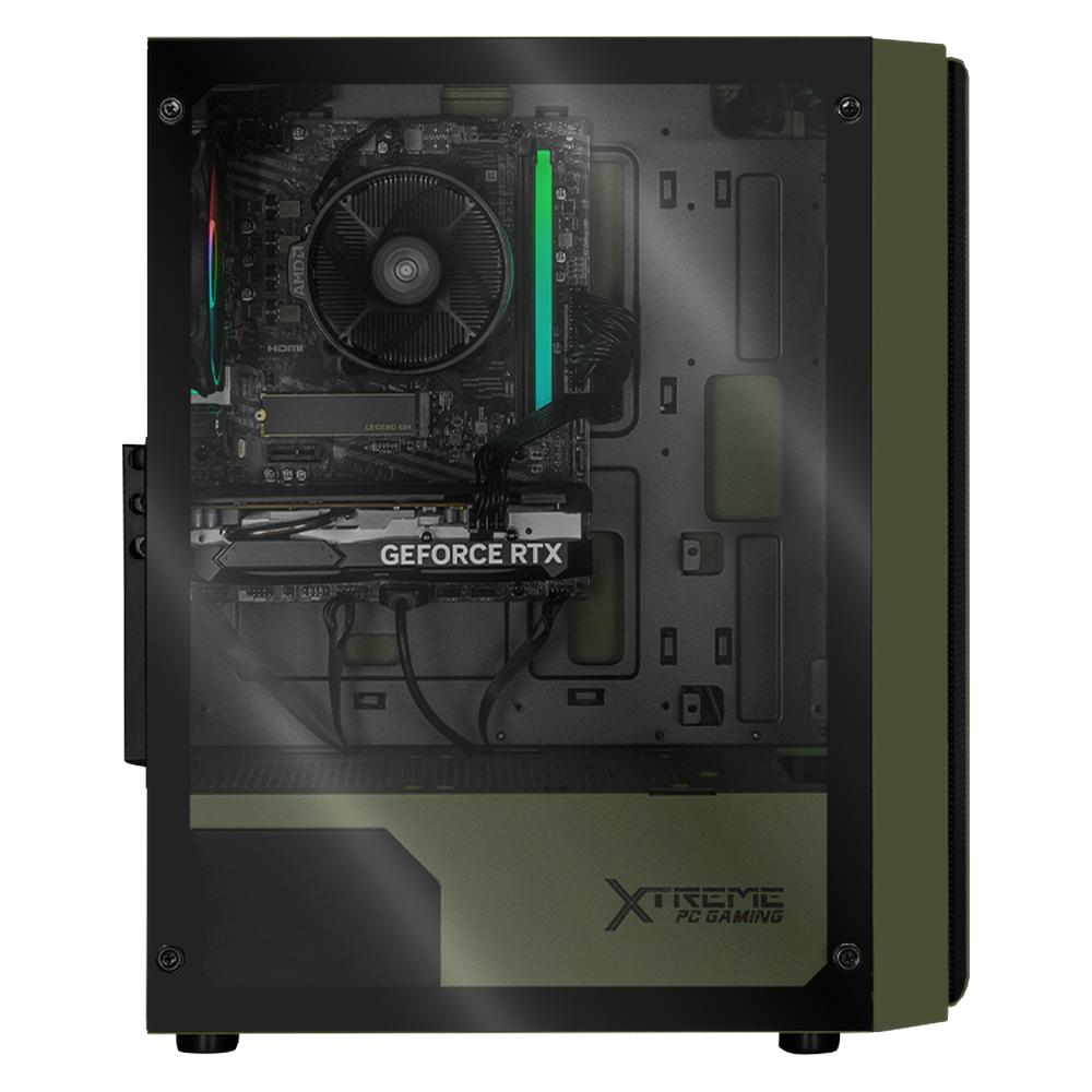 Foto 5 pulgar | Xtreme Pc Gaming Geforce Rtx 4060 Amd Ryzen 7 5700 32gb Ssd 1tb Wifi Kronos Dark Green