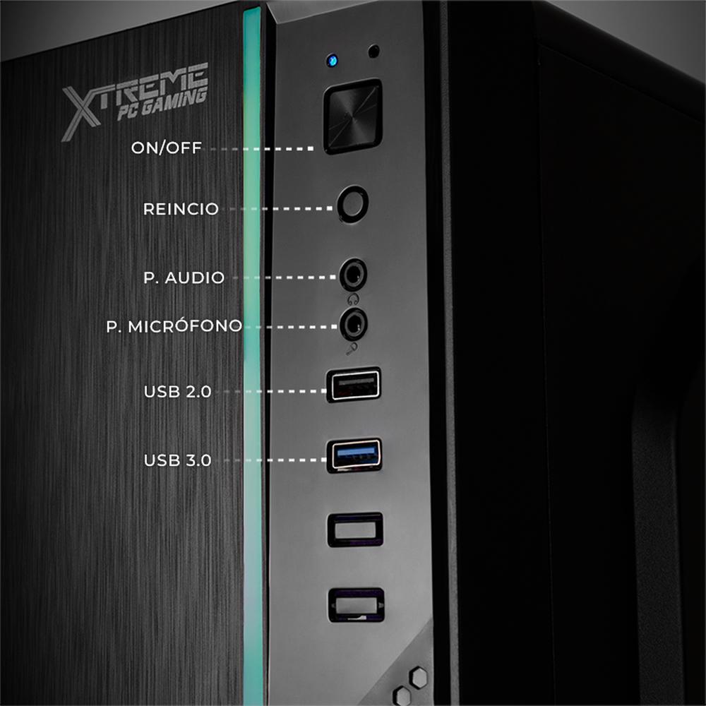 Foto 6 pulgar | Xtreme Pc Gaming Amd Radeon Vega 8 Ryzen 3 3200g 3.6 Ghz Quad Core 16gb Ssd 500gb Wifi Ultron Black