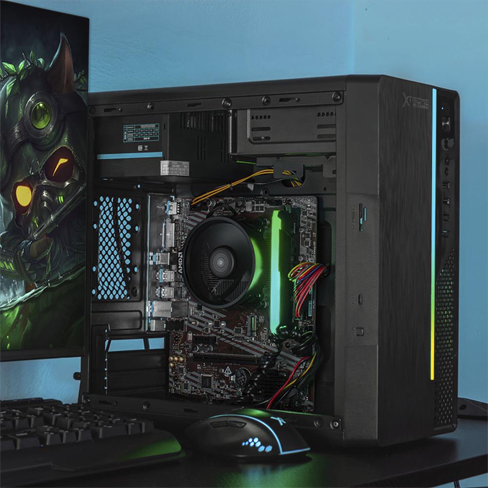 Foto 7 pulgar | Xtreme Pc Gaming Amd Radeon Vega 8 Ryzen 3 3200g 3.6 Ghz Quad Core 16gb Ssd 500gb Wifi Ultron Black