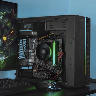 Foto 6 | Xtreme Pc Gaming Amd Radeon Vega 8 Ryzen 3 3200g 3.6 Ghz Quad Core 16gb Ssd 500gb Wifi Ultron Black
